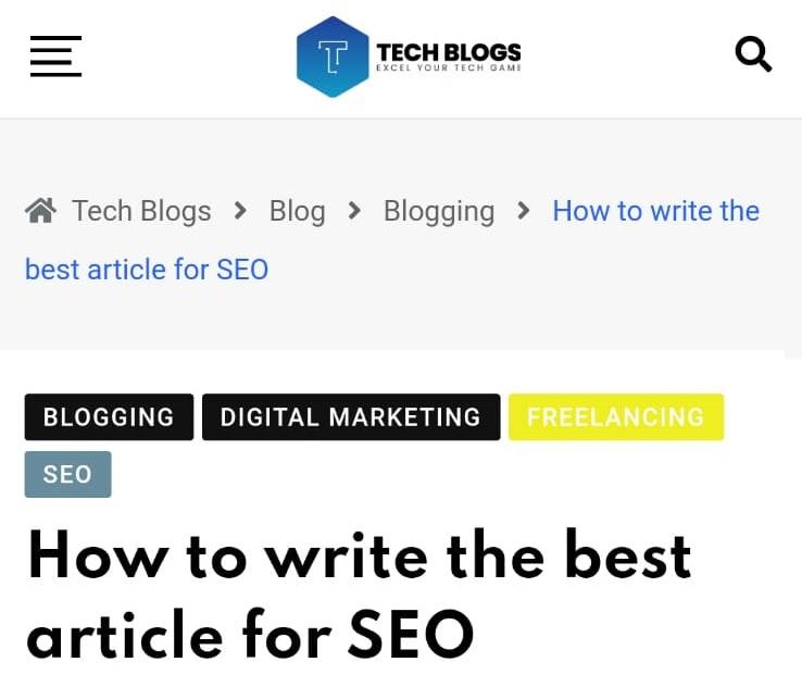 article for seo
